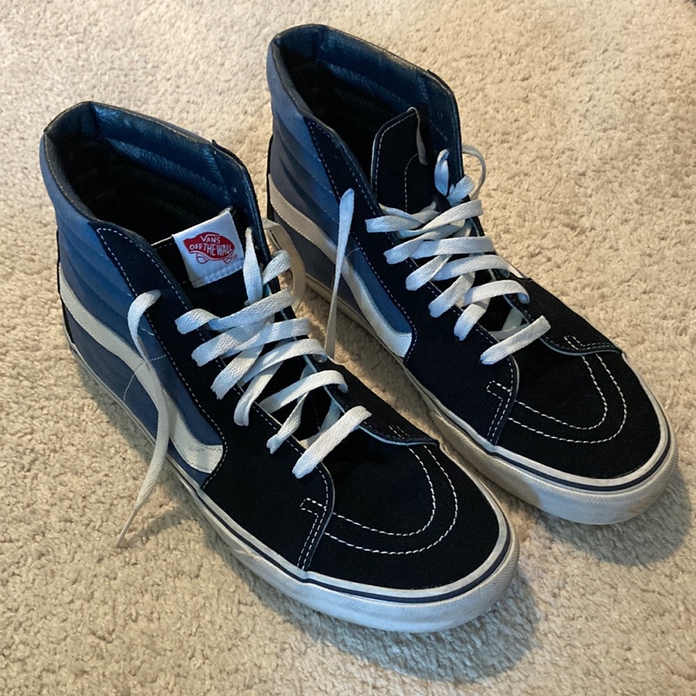 Vans sk8 hi shoes blue/black